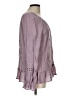 Fred David Purple Long Sleeve Blouse Size L - photo 4