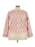 Colleen Lopez 100% Polyester Argyle Pink Jacket Size 2X - photo 1