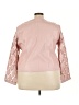 Colleen Lopez 100% Polyester Argyle Pink Jacket Size 2X - photo 2