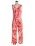 Ambernoon Graphic Red Jumpsuit Size 23 waist - photo 1
