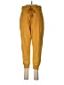 JoyLab Solid Yellow Casual Pants Size M - photo 1
