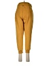 JoyLab Solid Yellow Casual Pants Size M - photo 2