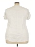 Lungo L'arno Ivory Short Sleeve Top Size 2X - photo 2
