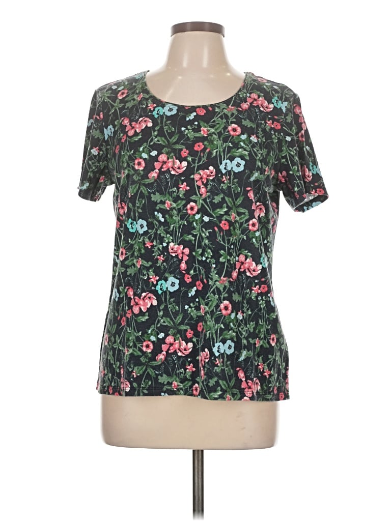 Pre-owned Style & Co Short Sleeve T-shirt In Green
