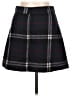 Lulus 100% Polyester Plaid Black Casual Skirt Size L - photo 1