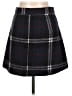 Lulus 100% Polyester Plaid Black Casual Skirt Size L - photo 2