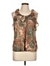Mystree Brown Sleeveless Blouse Size L - photo 1