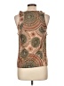 Mystree Brown Sleeveless Blouse Size L - photo 2