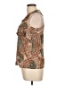 Mystree Brown Sleeveless Blouse Size L - photo 5
