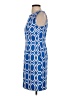 Alyx Graphic Blue Cocktail Dress Size 4 - photo 5