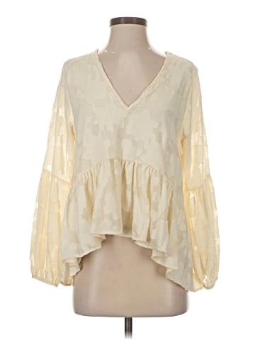 Peach Love 3/4 Sleeve Blouse (view 1)