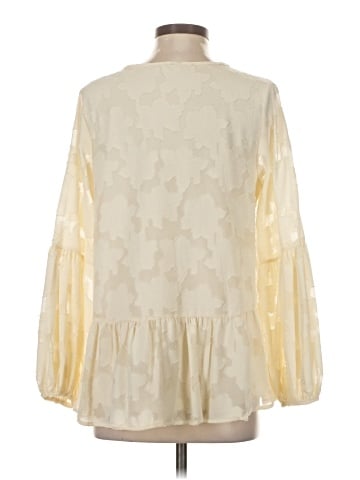 Peach Love 3/4 Sleeve Blouse (view 2)