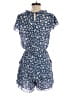 H&M 100% Polyester Floral Blue Romper Size 6 - photo 2