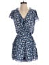 H&M 100% Polyester Floral Blue Romper Size 6 - photo 1