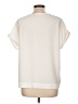 Lumiere 100% Polyester Ivory Short Sleeve Blouse Size L - photo 2
