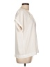 Lumiere 100% Polyester Ivory Short Sleeve Blouse Size L - photo 4