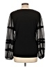 Calvin Klein Black Long Sleeve Blouse Size L - photo 2