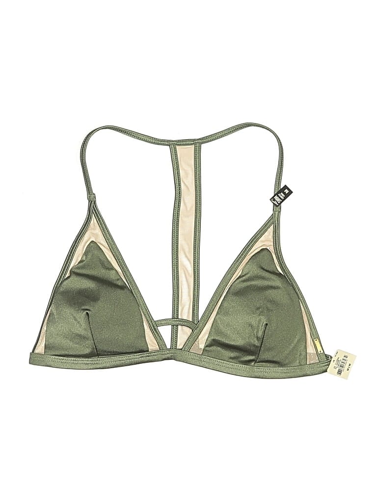 Victoria's Secret Pink Swimsuit Top Green Swimwear