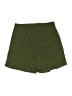 Shein 100% Polyester Solid Green Shorts Size 6 - photo 1