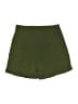Shein 100% Polyester Solid Green Shorts Size 6 - photo 2