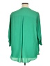 Chaus 100% Polyester Green 3/4 Sleeve Blouse Size 1X - photo 2