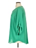 Chaus 100% Polyester Green 3/4 Sleeve Blouse Size 1X - photo 5