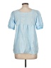 Assorted Brands Blue Short Sleeve Blouse Size L (estimated) - photo 2