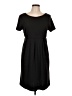 Renee C. Polka Dots Black Casual Dress Size L - photo 1