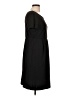 Renee C. Polka Dots Black Casual Dress Size L - photo 4