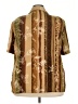 Tee Party Brown Short Sleeve Blouse Size 2X - photo 2