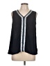 Esley 100% Polyester Black Sleeveless Blouse Size L - photo 1