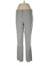 Adrienne Vittadini Houndstooth Gray Casual Pants Size 10 - photo 1