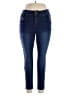 Bleu Solid Blue Jeans Size 16 - photo 1