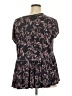 Lane Bryant Black Short Sleeve Blouse Size 18 - 20 Plus - photo 2