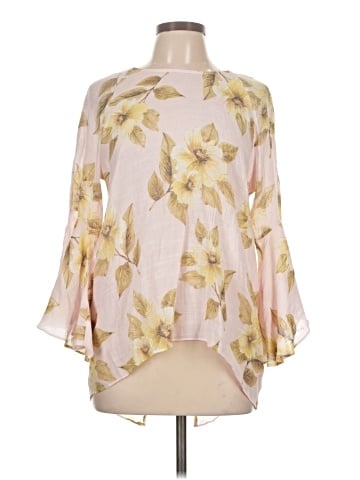 LC Lauren Conrad 3/4 Sleeve Blouse (view 1)
