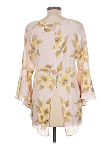 LC Lauren Conrad 3/4 Sleeve Blouse (view 2)