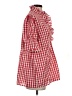 Assorted Brands Checkered-gingham Red 3/4 Sleeve Button-Down Shirt Size S - photo 4