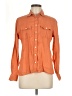 Lands' End Orange Long Sleeve Button-Down Shirt Size 6 - photo 1