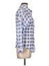 Assorted Brands Checkered-gingham Blue Long Sleeve Button-Down Shirt Size L - photo 4