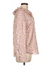 J.Crew Tweed Pink Long Sleeve Blouse Size L - photo 4