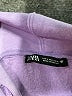 Zara Purple Pullover Hoodie Size L - photo 7