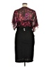 Robbie Bee Graphic Black Cocktail Dress Size 14 - photo 2