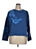 Talbots 100% Cotton Paisley Blue Sweatshirt Size XL - photo 1