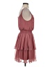 Express 100% Polyester Solid Pink Cocktail Dress Size S - photo 5