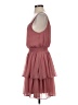 Express 100% Polyester Solid Pink Cocktail Dress Size S - photo 4
