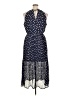 Maison Jules 100% Polyester Polka Dots Blue Cocktail Dress Size XL - photo 2