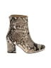 Free People Animal Print Tan Ivory Ankle Boots Size EU 36 - photo 1