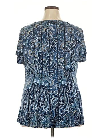 Roz & Ali Short Sleeve Blouse (view 2)