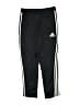 Adidas 100% Polyester Black Track Pants Size 13 - 14 - photo 1