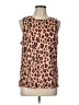 Fabletics Brown Sleeveless T-Shirt Size L - photo 1